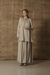 Mutedance 25 Spring/Summer Silk Printed Top Series MD-MD25SS49-BEIGE MD25SS48